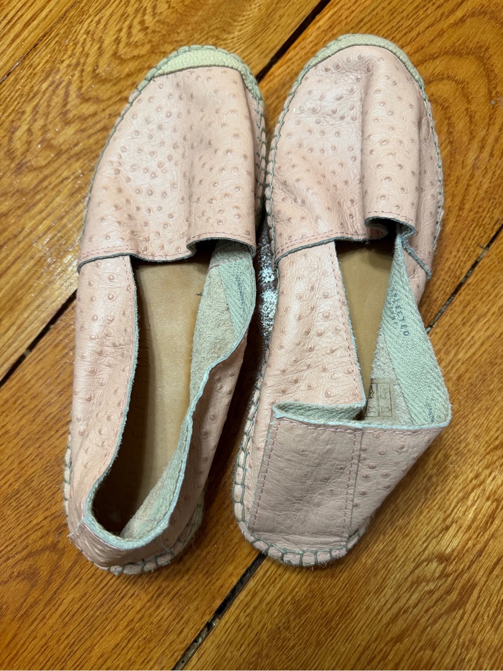 Women's Pink Espadrille Slip-On Flats